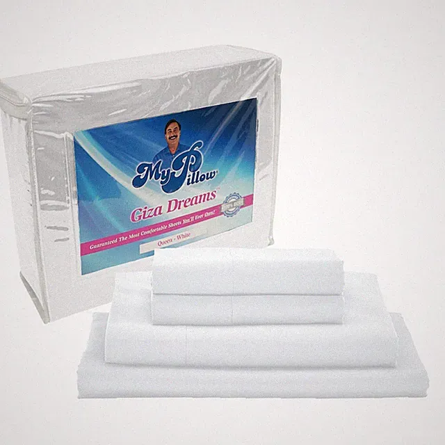 New My Pillow Bed Sheet Set 100% Certified Giza Egyptian Long Staple Cotton